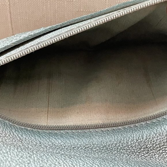 Jimmy Choo Women Wallet Cardholder Blue Leather Wristlet Clutch Purse Made Italy - Picture 10 of 12